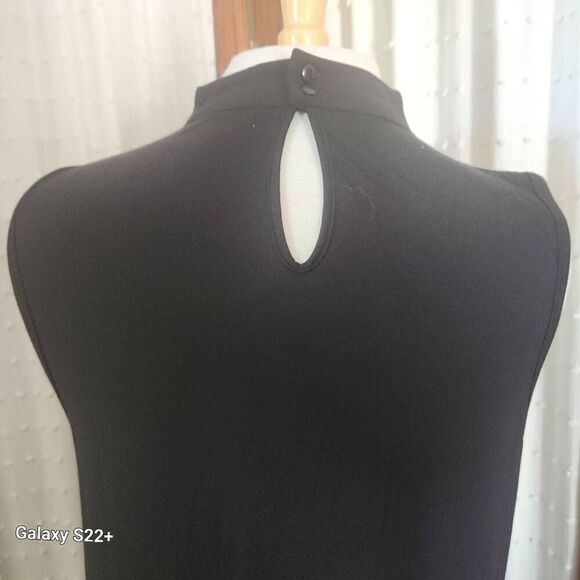 Another Love brand, bamboo fiber, black midi dress - Picture 5 of 9